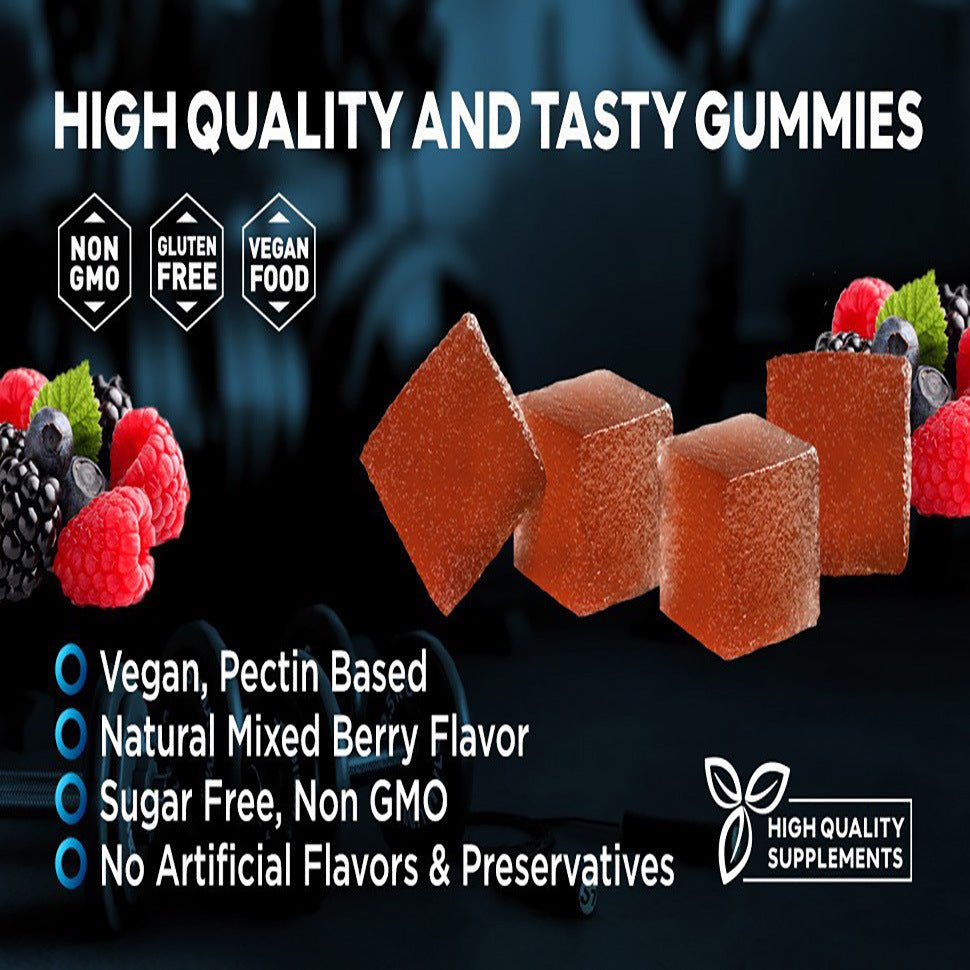 Creatine Gummy Tablets - Pre-Workout Support, 120 Tablets