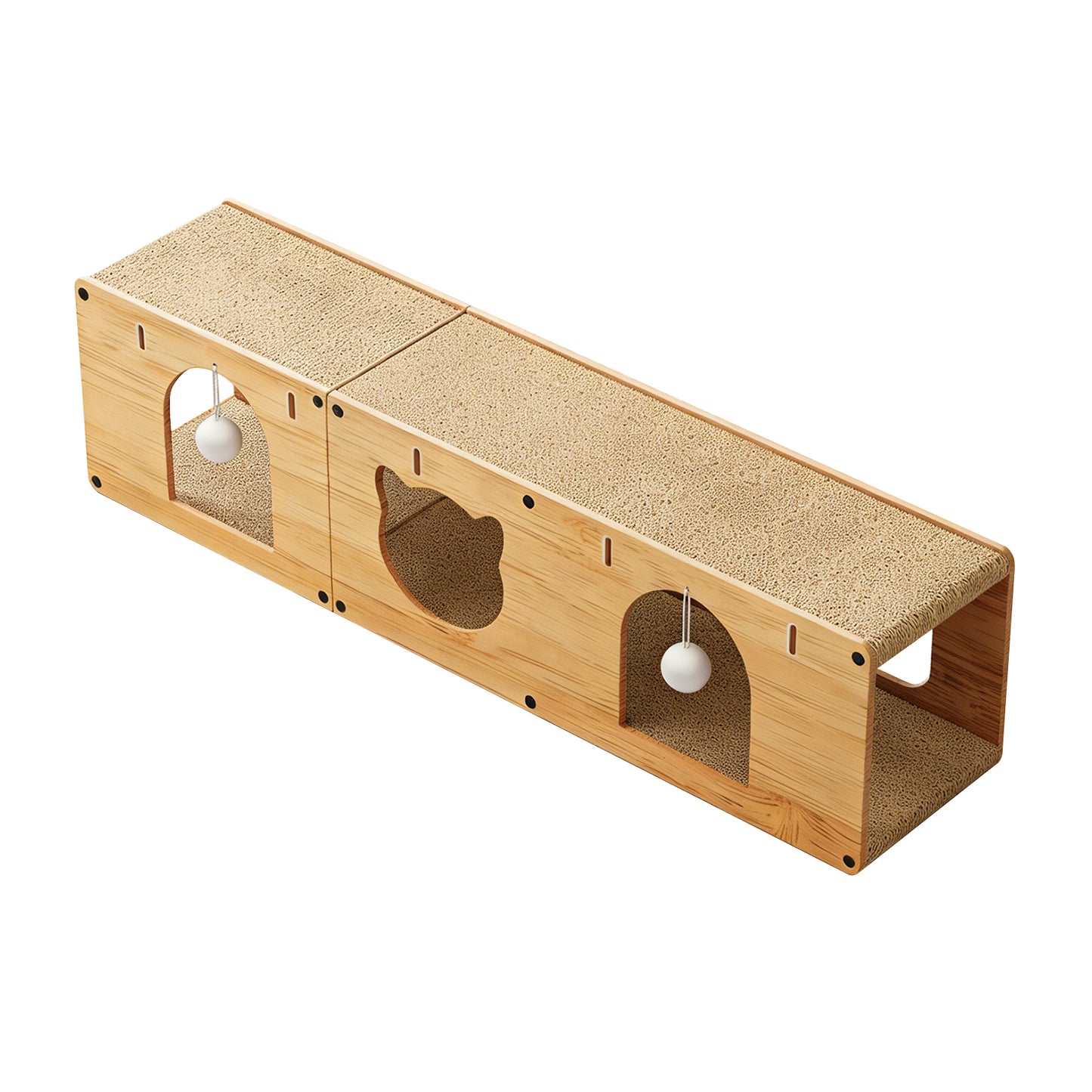 100-Meter Cat Tunnel for Indoor and Outdoor Play - Durable Pet House & Cage