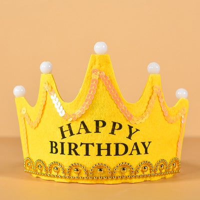 Children's Birthday Party Hat - Festive Headdress Decoration for Kids & Adults