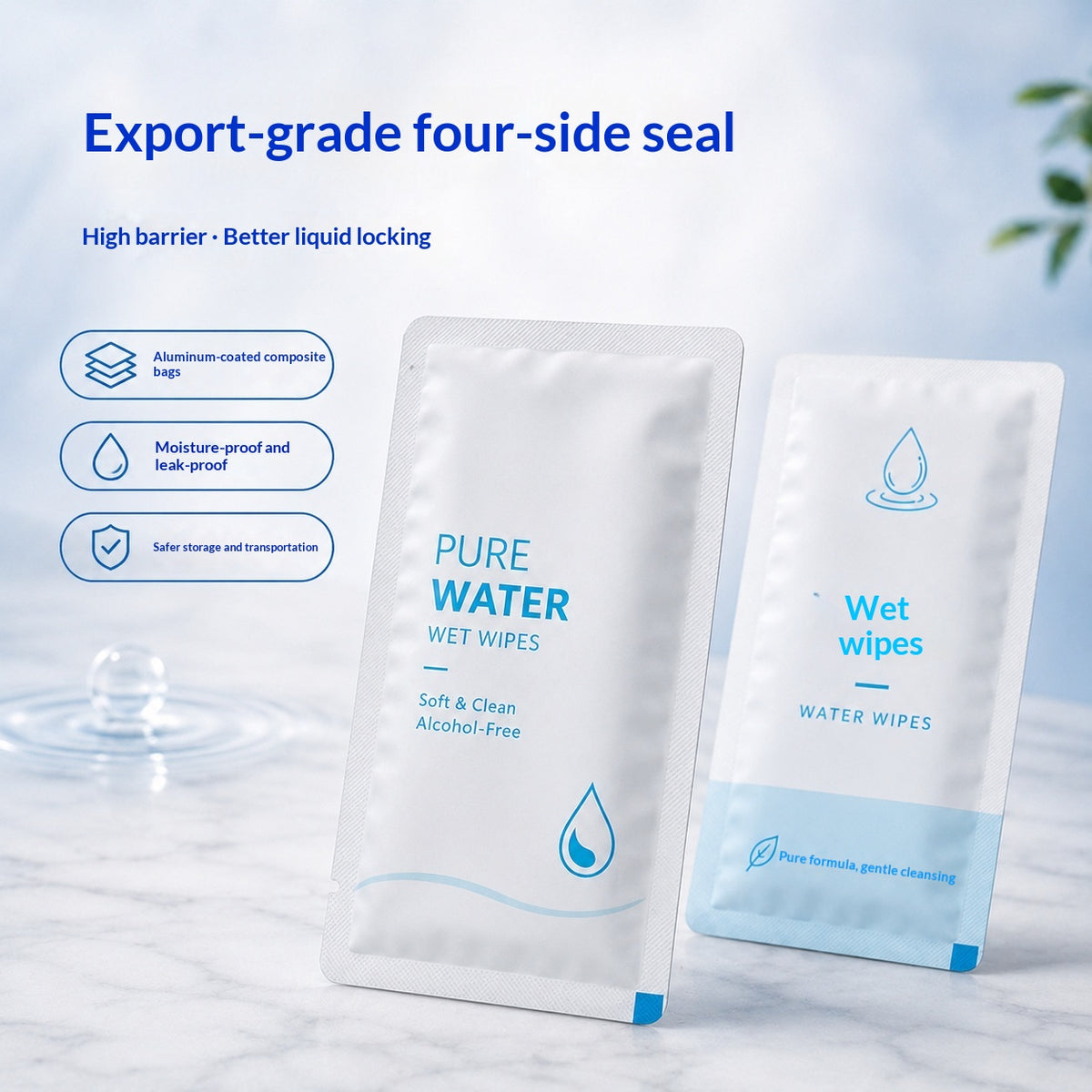 Multi-Purpose Portable Cleaning Wipes - Single Sheet, Travel & Home Use