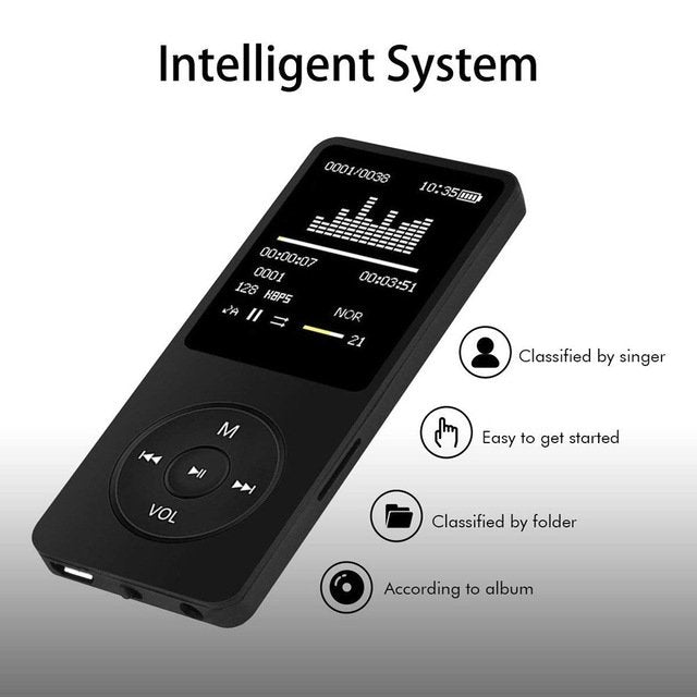Portable MP3 Player with Screen and FM Radio