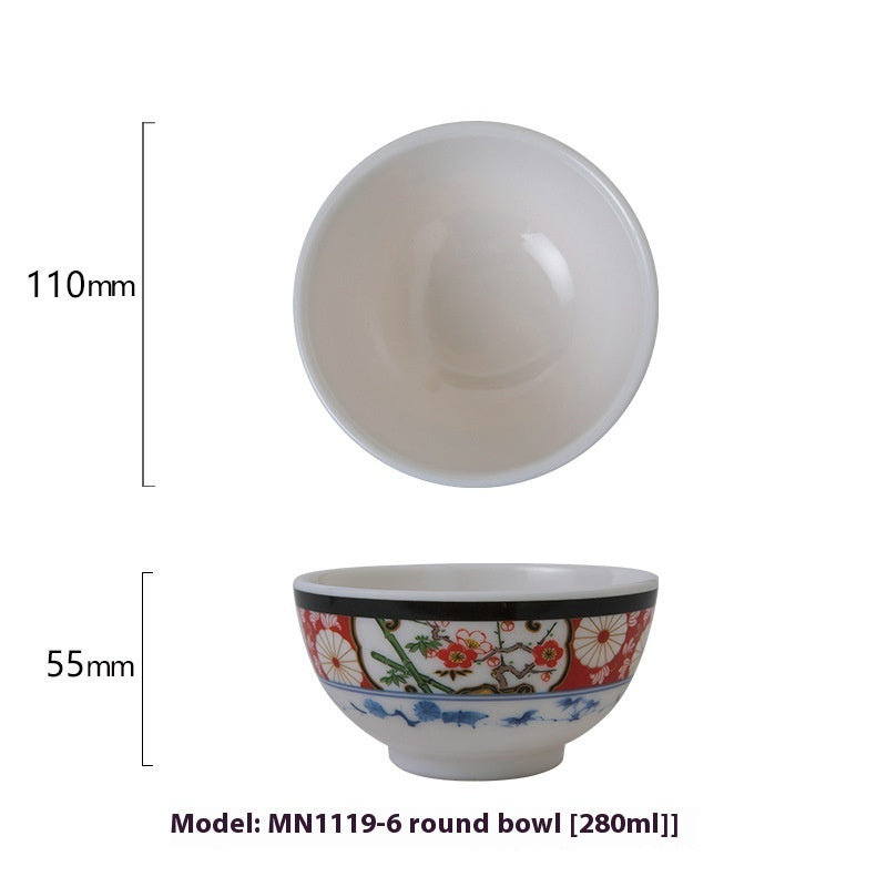 Japanese Cow-Shaped Porcelain Bowl Set for Kitchen & Dining