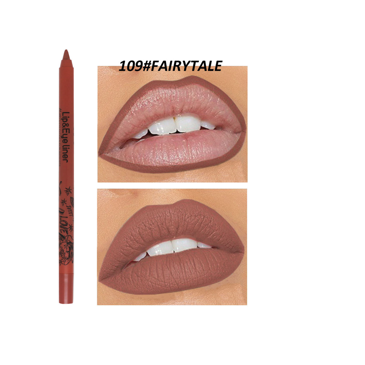 Matte Lip Liner - Discoloration Resistant Outline Lipstick 20 Colors