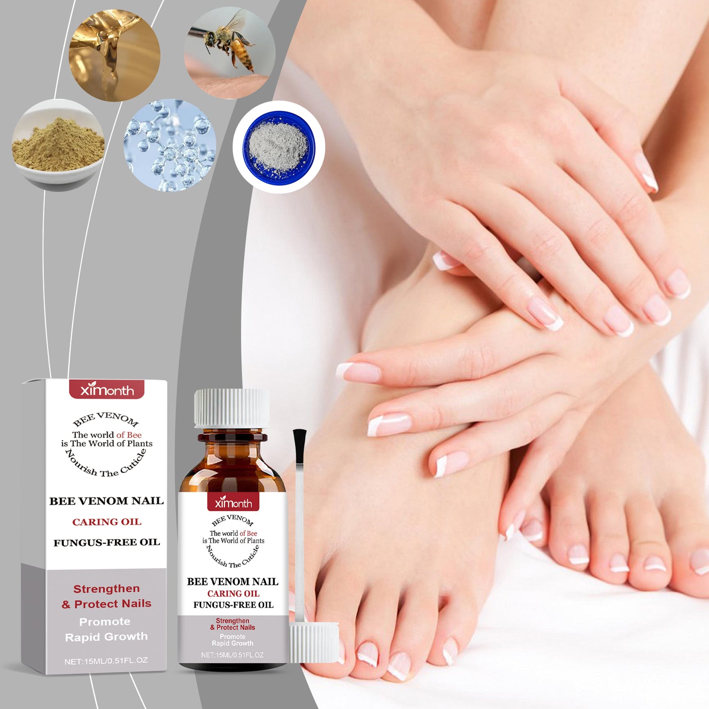 Nail Care Repair Serum - Nourishing Treatment for Brittle & Cracked Nails
