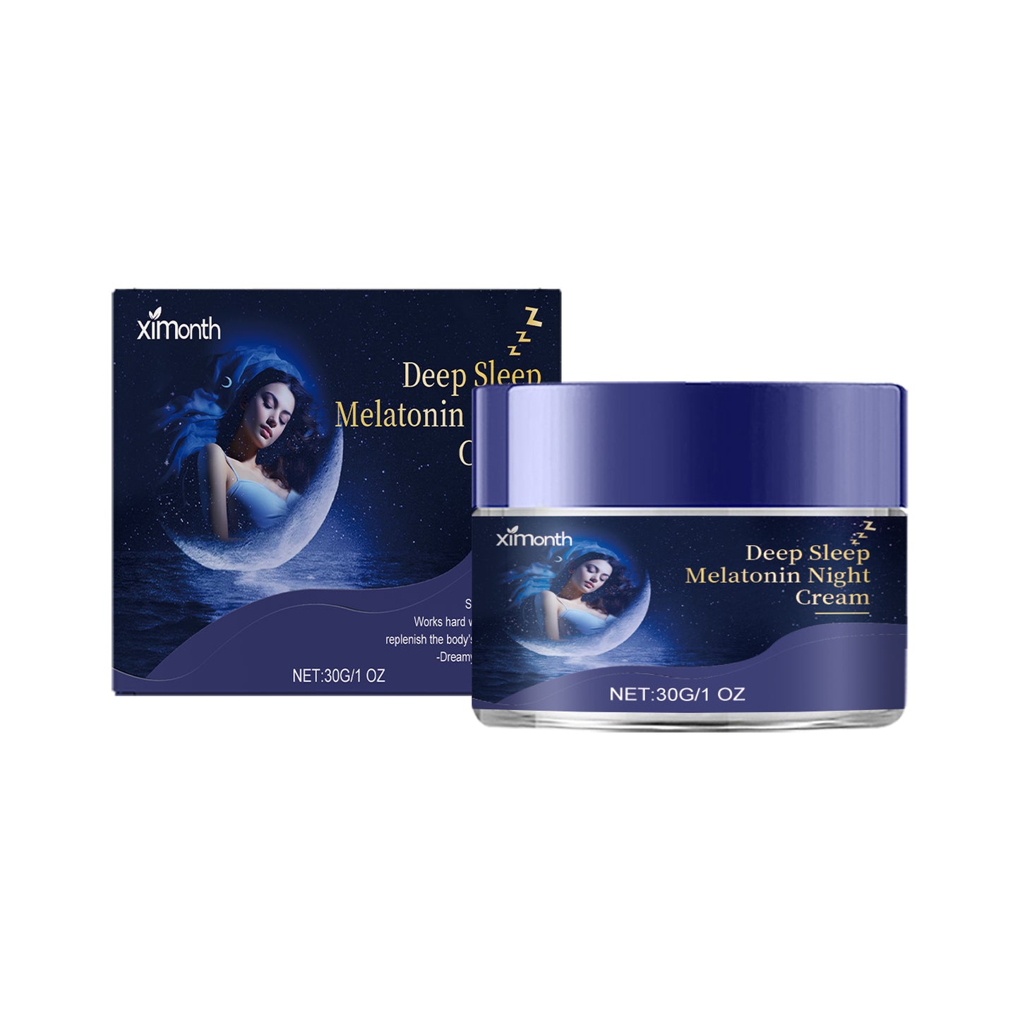 Soothing Night Cream with Lavender & Chamomile - Relaxing Sleep Aid