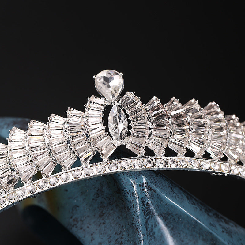 Rhinestone Crown Hair Ornament