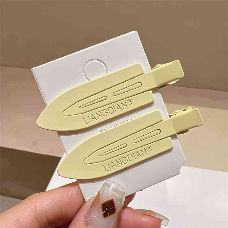 Hair Barrettes Seamless 7cm Clip Pair