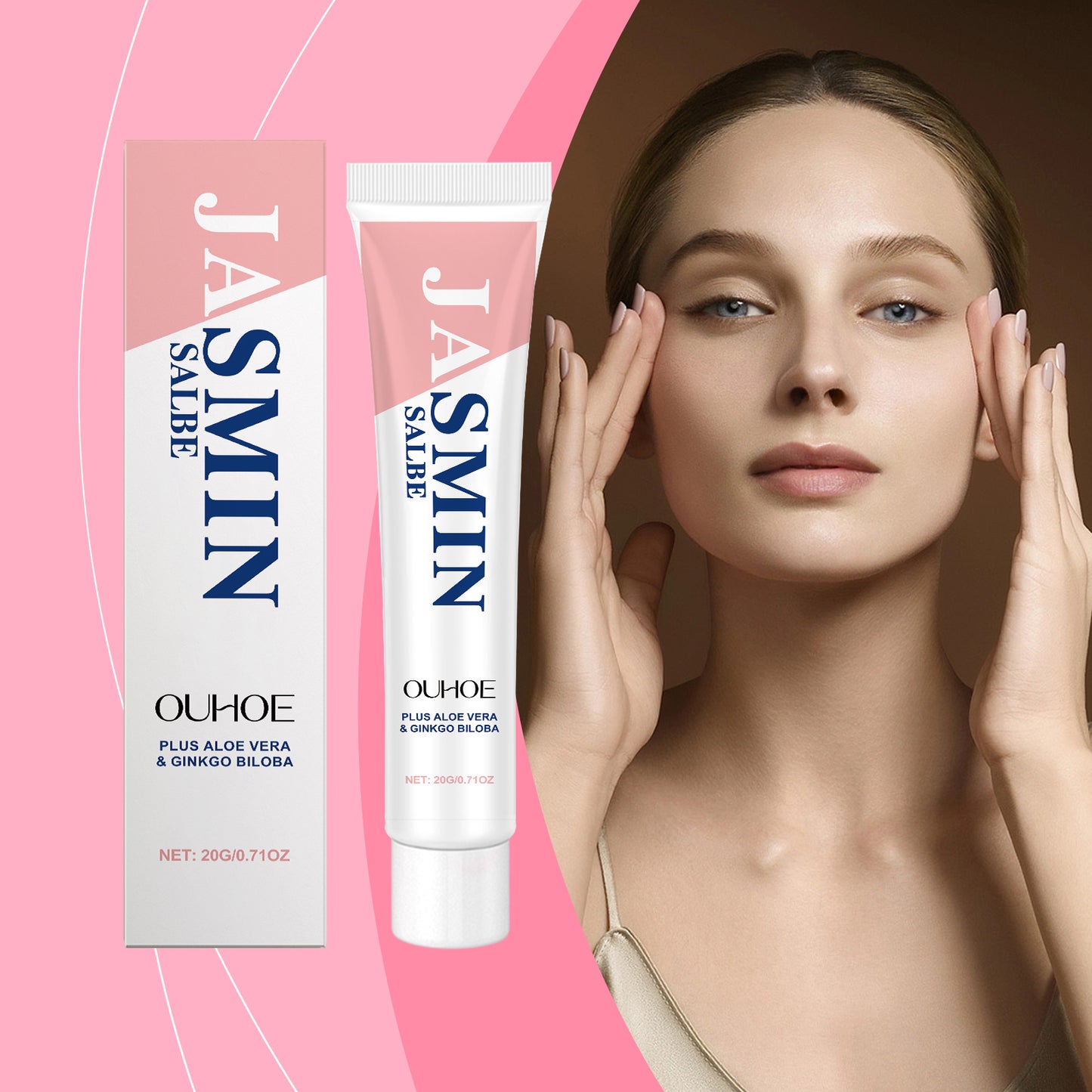 Jasmine Hydrating Eye Cream for Dark Circles and Fine Lines - 20g