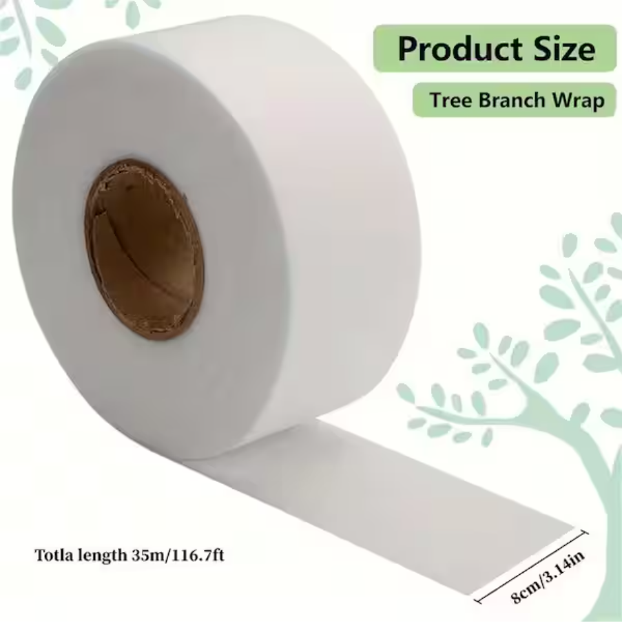 Tree Protector Wraps White Garden Tree Bandages 0.08x35m or 100m