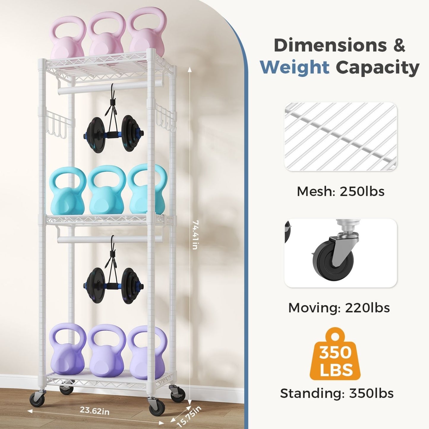 Adjustable Clothes Hanger, A Metal Movable Wall-mounted Hanger With