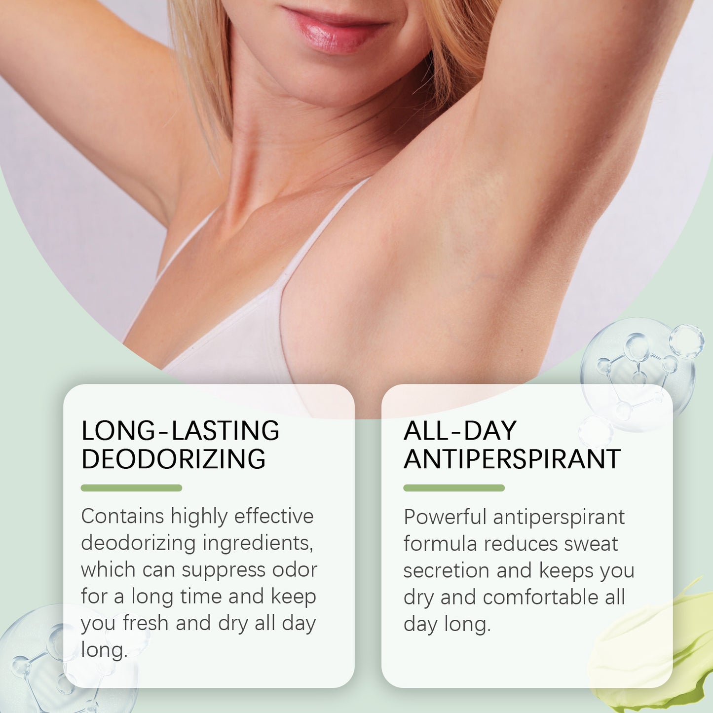 Natural Deodorant Balm - Long-Lasting Antiperspirant with Shea Butter
