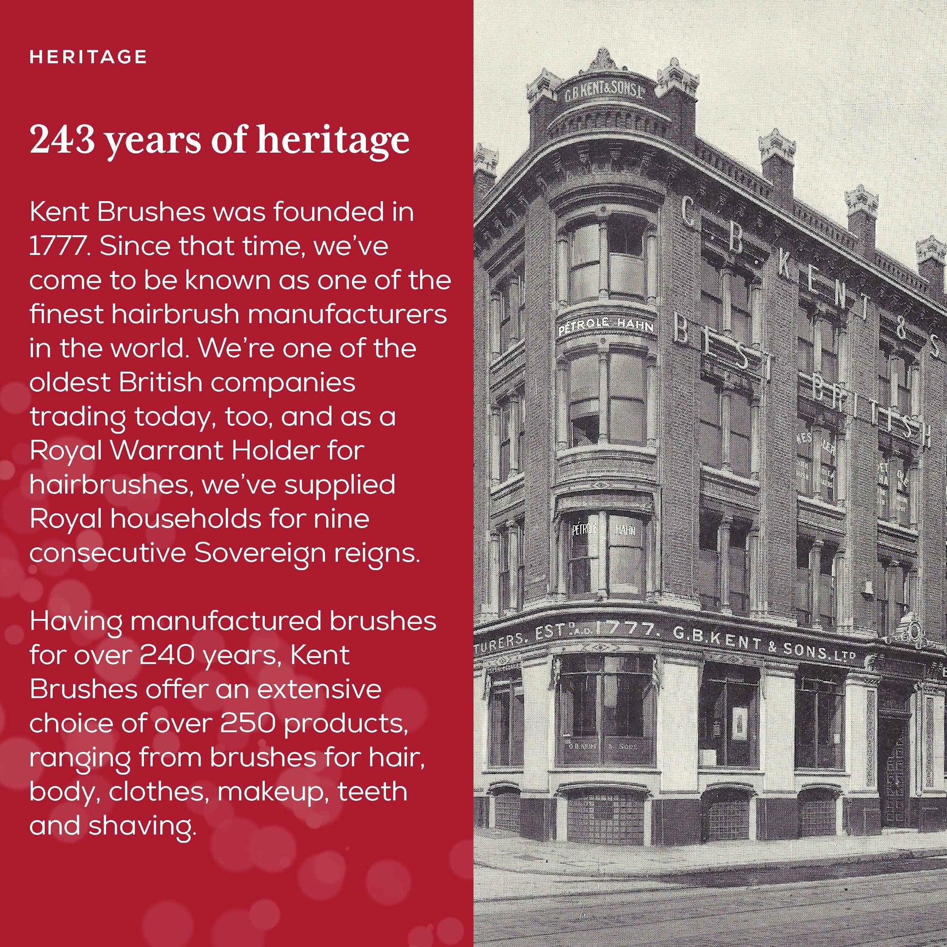 Kent OG3 Finest Men's Hair Brush and Facial Brush for Beard Care - 100% Natural White Boar Bristle Brushs for Mens Grooming, 360 Wave, and Beard Straightener For Men's Hair Care