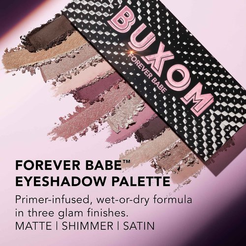 BUXOM Makeup Eyeshadow Palette, Forever Babe