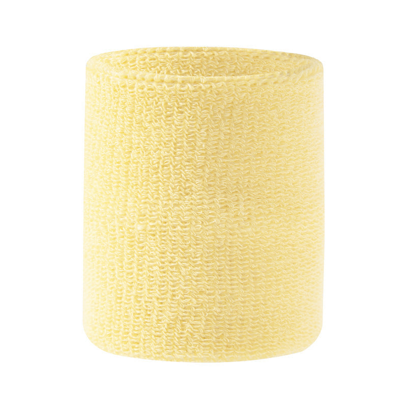 Sweat-Wicking Wristband - Off White 8x8cm