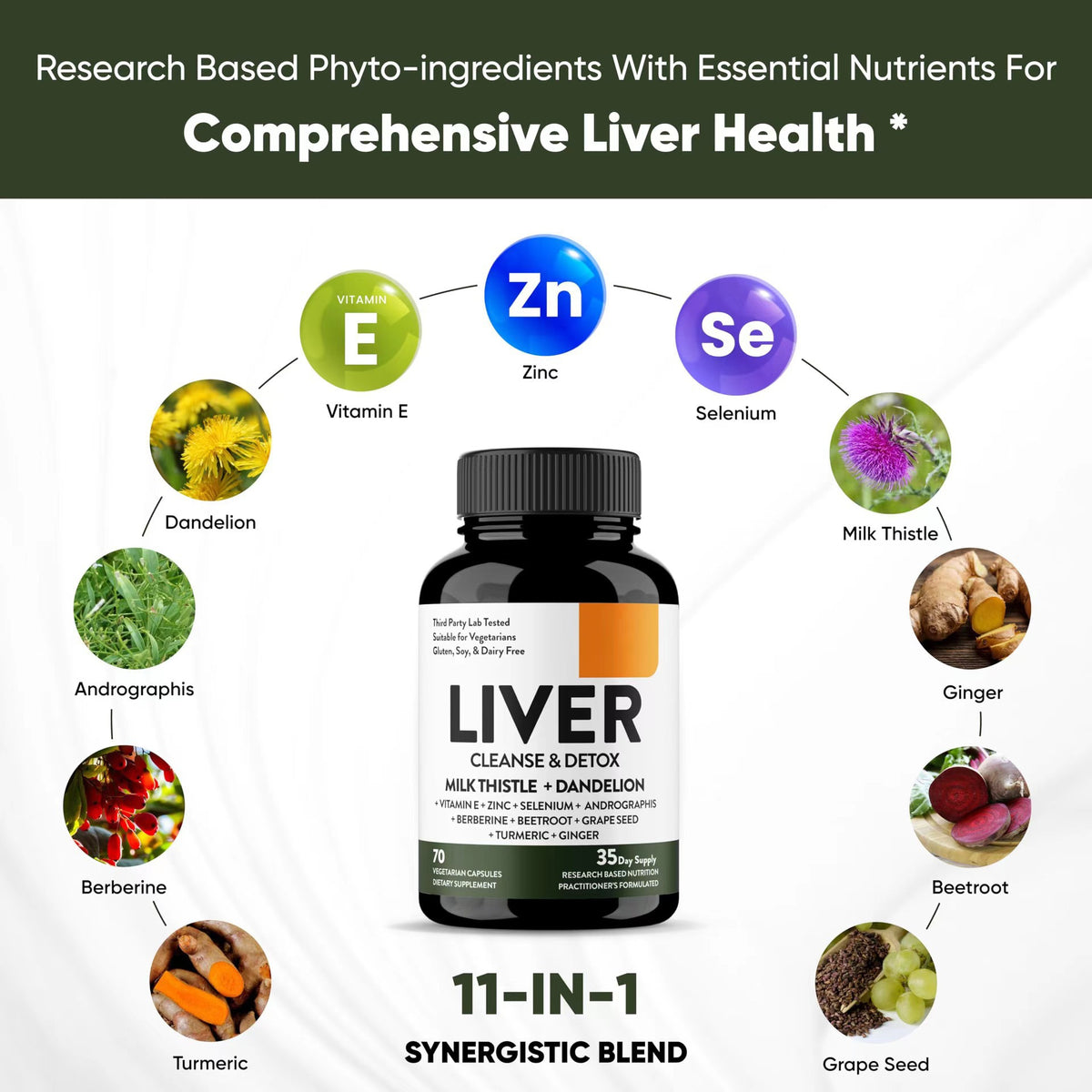 Liver Cleanse Supplement - 70 Capsules