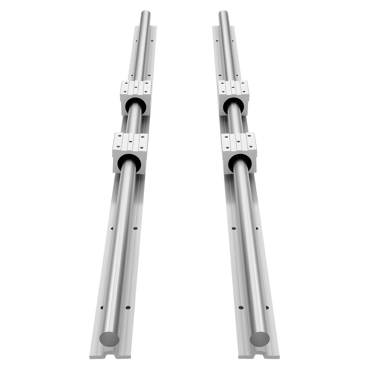Linear Rail Kit 1200mm SBR25 2Pcs Guide Rails & 4 Bearing Blocks for Machinery