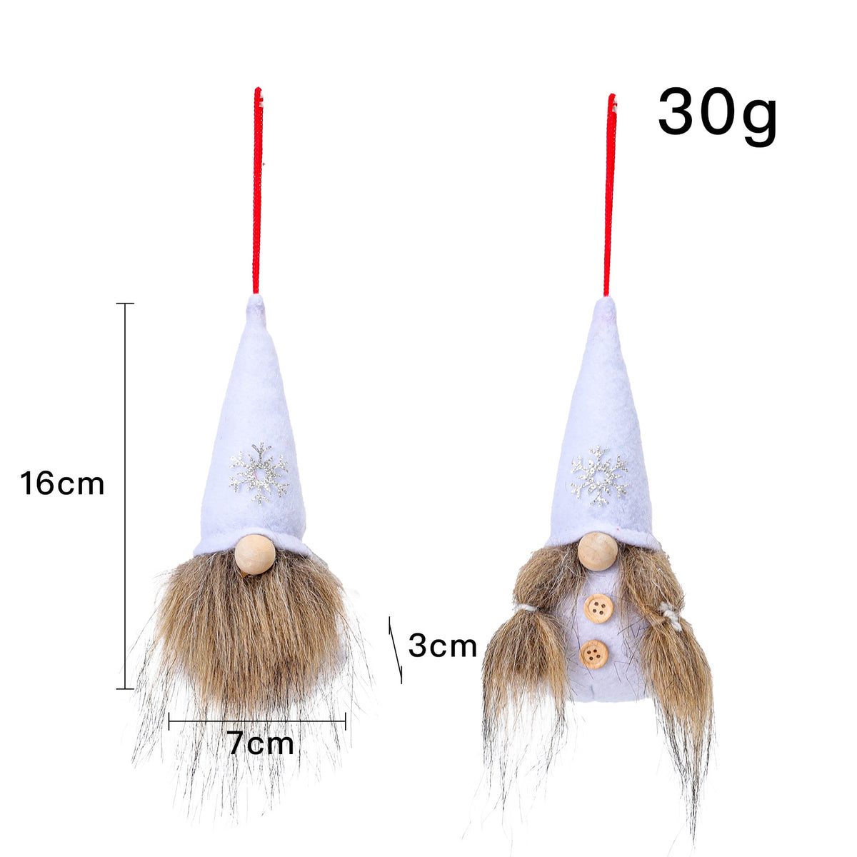 Christmas Faceless Doll Pendant Set - Holiday Home & Party Decor