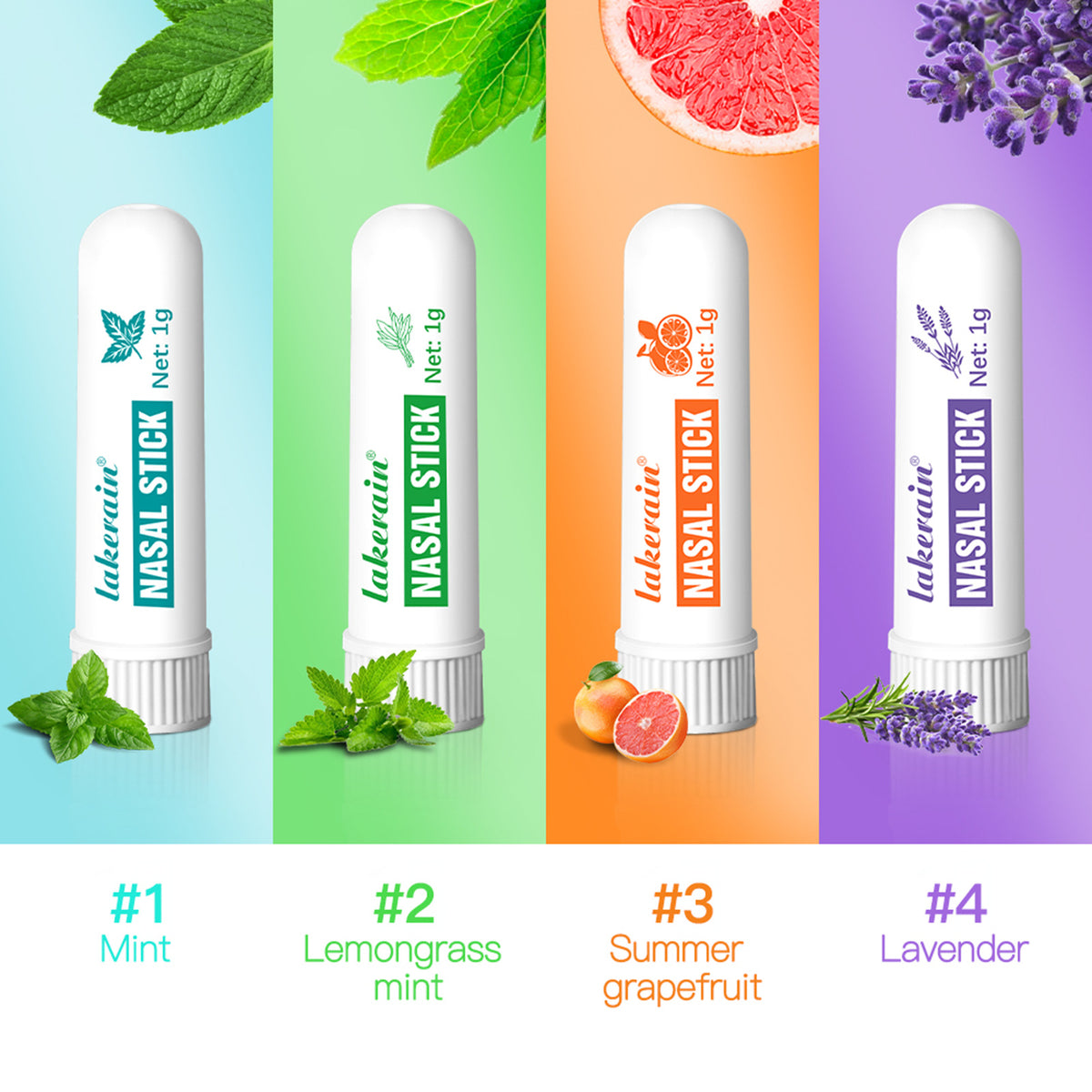 Mint Flavor Nose Spray Sticks