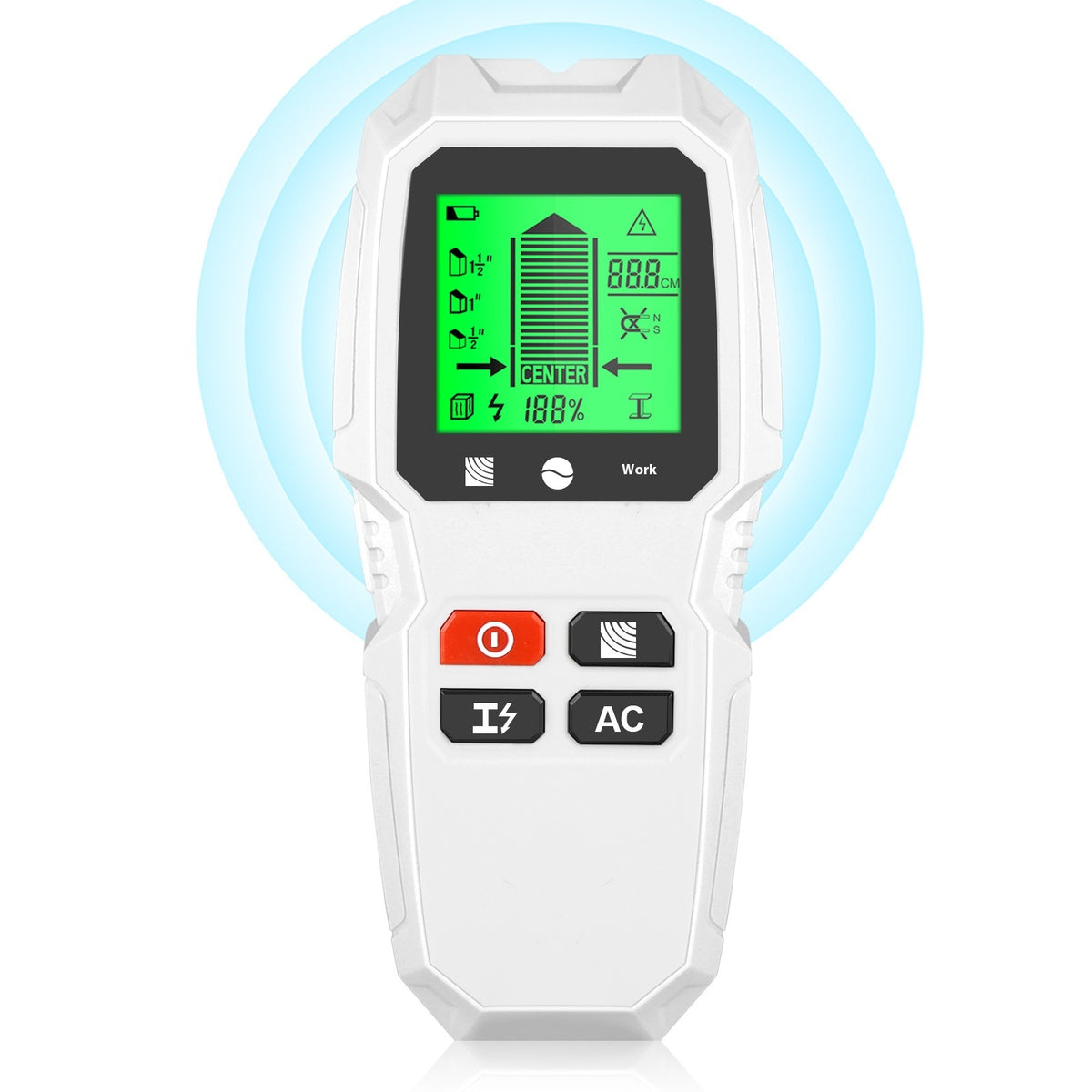 5-in-1 Wall Detector Wall Metal Wood Wire Scanner Measuring Instrument