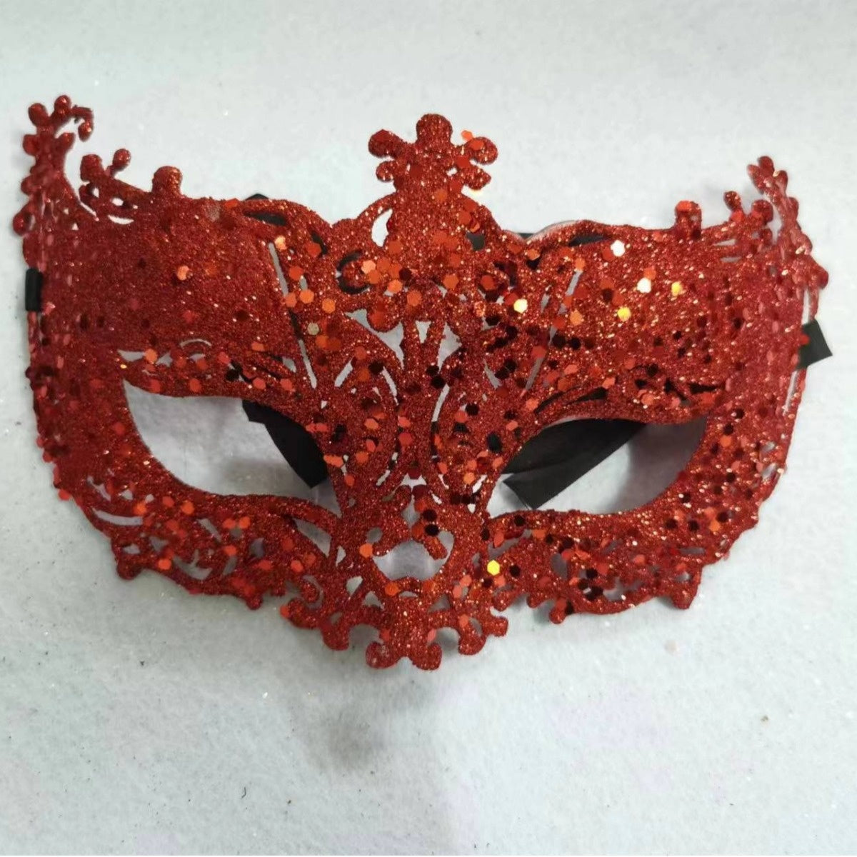 Gold Half Face Mask for Parties and Costumes - Bright Gold, Free Size