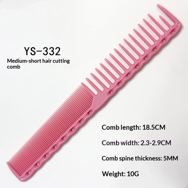Double-Ended Hair Comb with Fine & Coarse Teeth - Multiple Colors