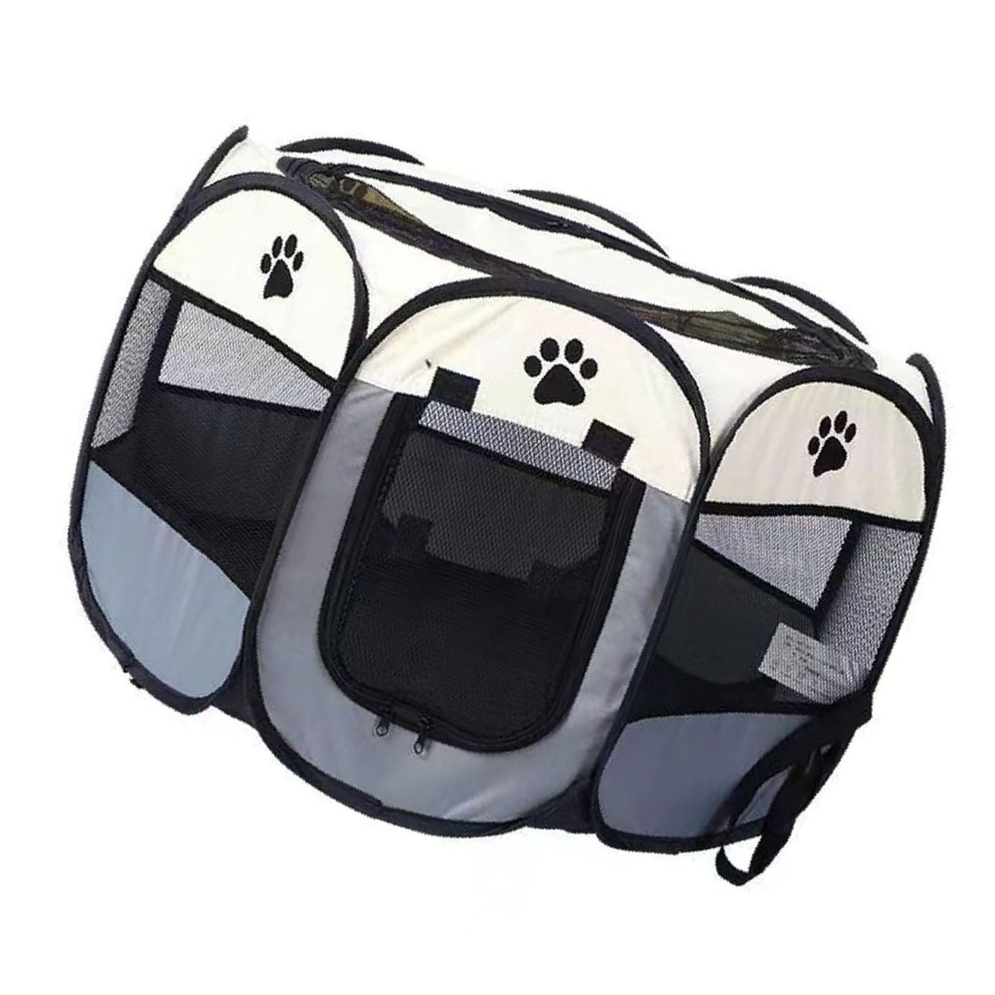 Portable Breathable Dog & Cat Crate Foldable Soft Kennel 72x43cm