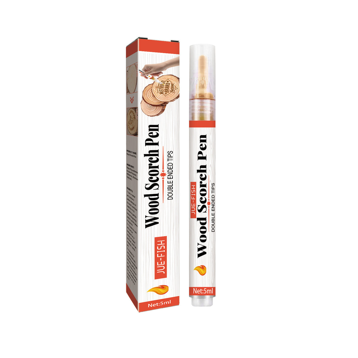 Wood Burning Pen Set for Kids DIY Pyrography - Custom Wood Marker Kit