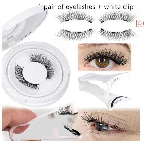 Magnetic False Eyelashes - Natural Mink Lash Set with Applicator Tool