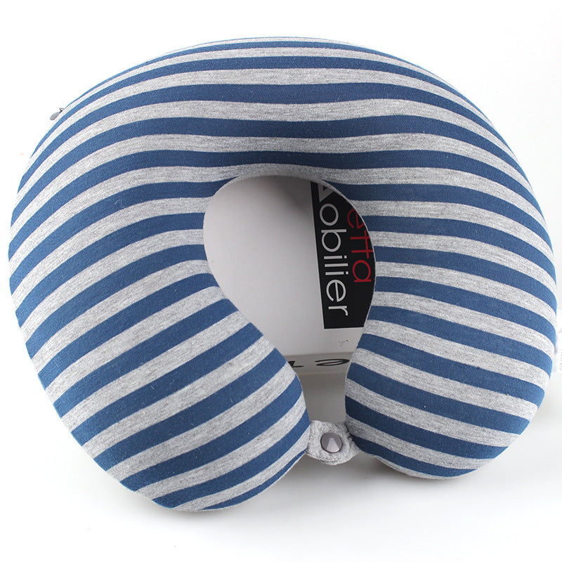 U-Shaped Memory Foam Pillow for Back and Neck Support - Slow Recovery Elasticity