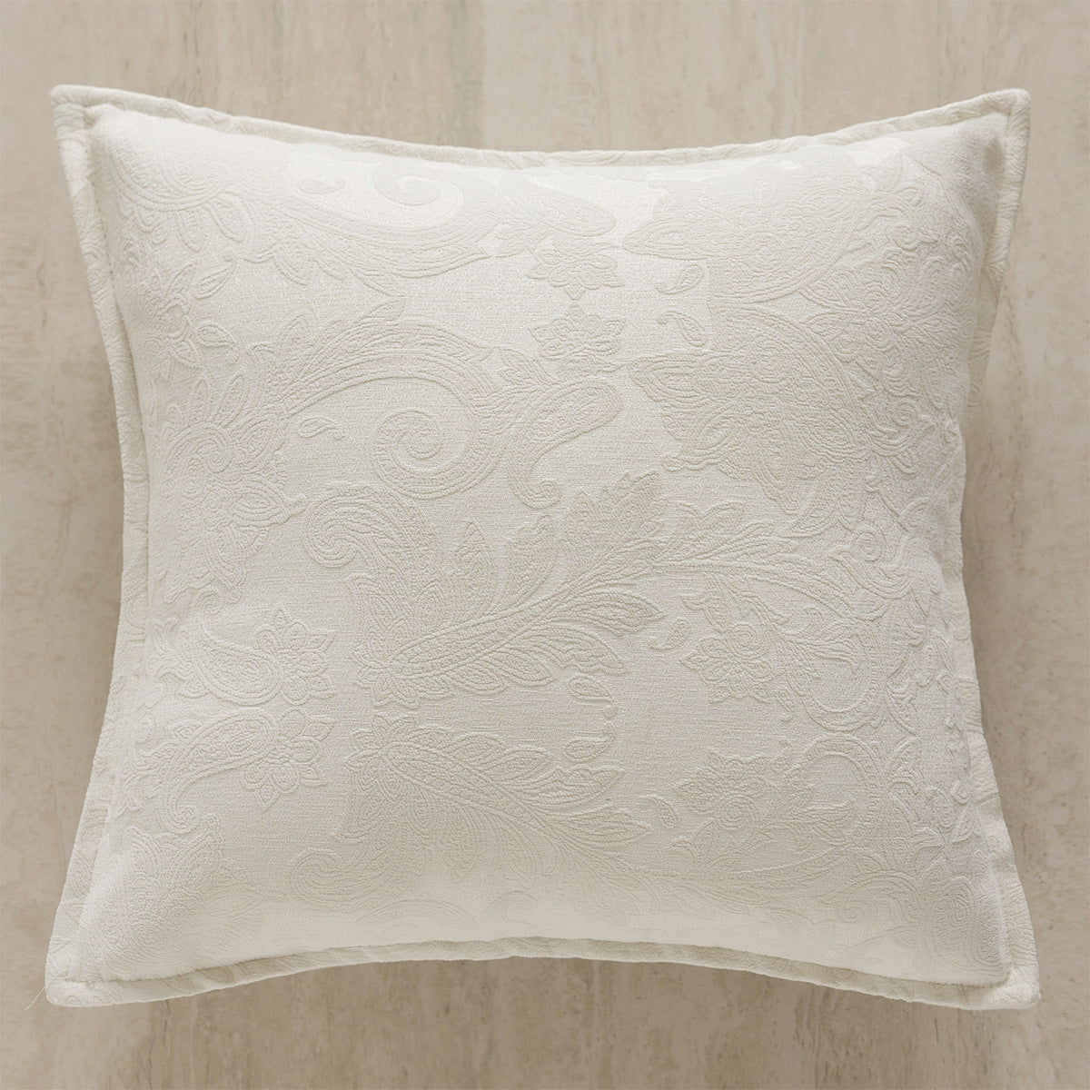 French-Style Sofa Pillowcase Set with Lumbar Support and Plush Backrest