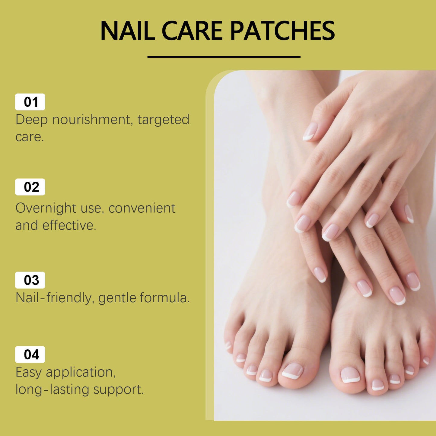 Nail Care Patches - 21 Nail Stickers & Decals for Nail Art & Maintenance