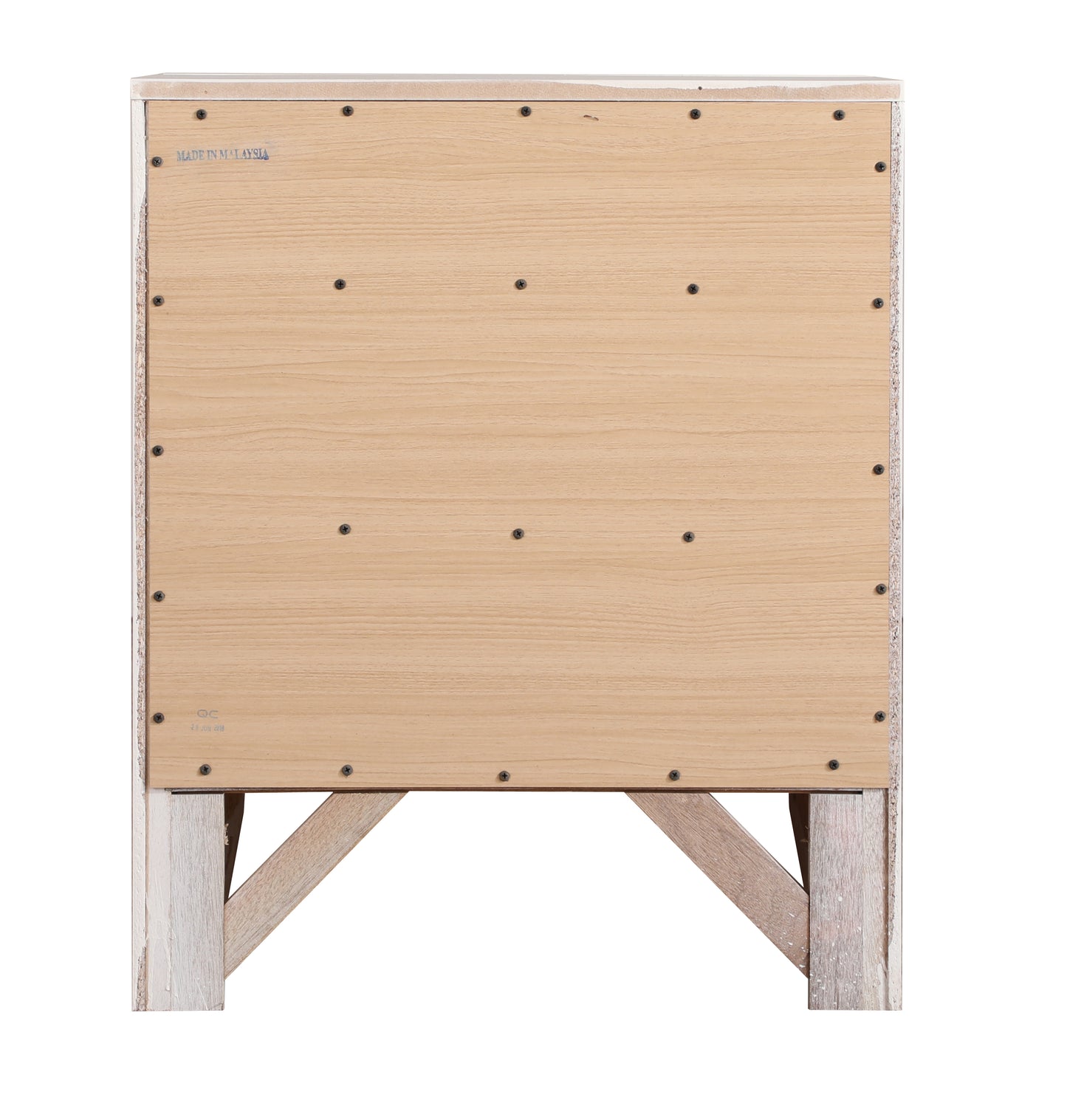 Elegant Contemporary White Nightstand