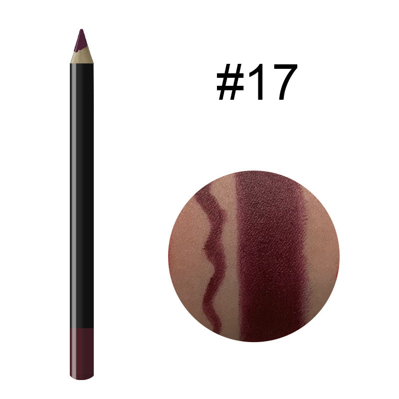 Multi-Color Waterproof Lip Liner Pencil Set - 20 Shades for Makeup & Beauty