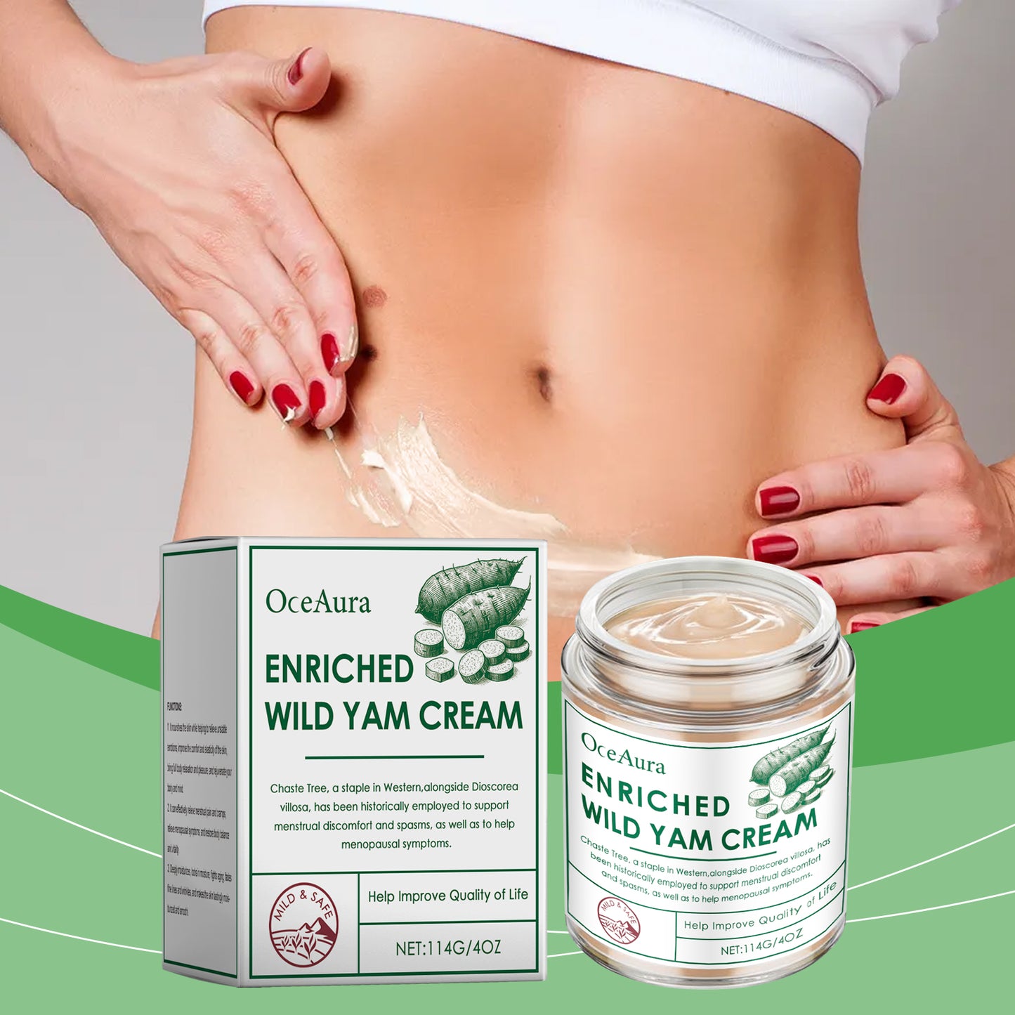 Wild Yam Body Moisturizer - Firming and Hydrating Skin Cream