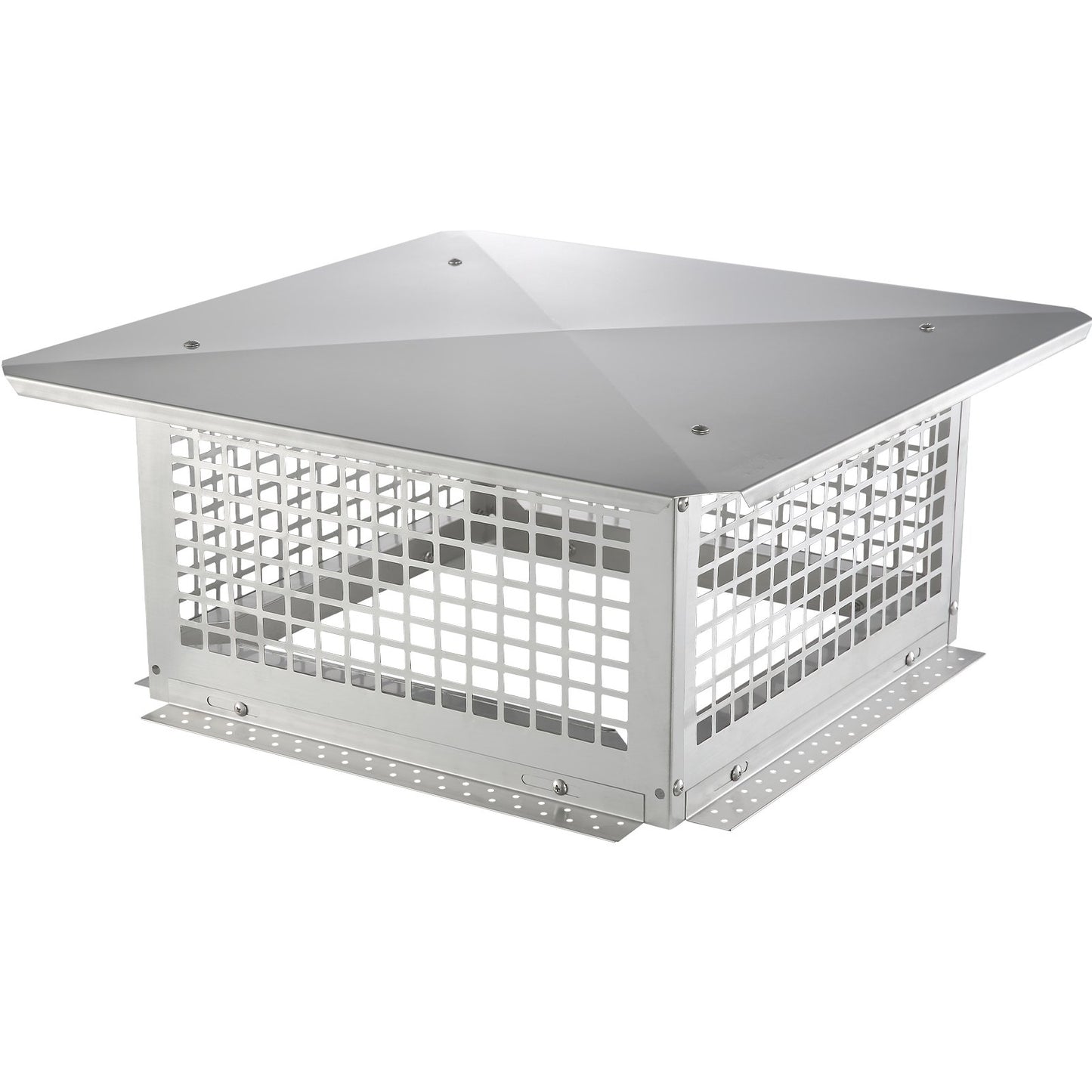 17x17 Inch Stainless Steel Chimney Cap - Rust-Resistant Fireplace Cover with Easy Installation