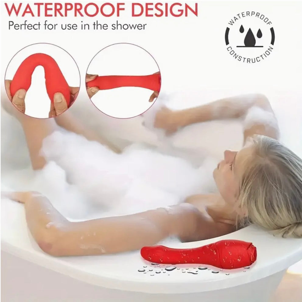Heated G-Spot Vibrator & Nipple Massager - Adult Toy