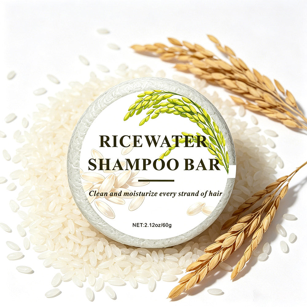 Rice Shampoo Bar 60g - Gentle Hair & Body Care