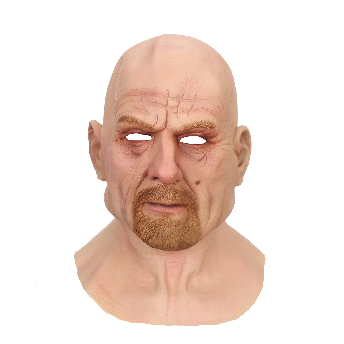 Funny Old White Latex Headgear Halloween Cosplay Mask