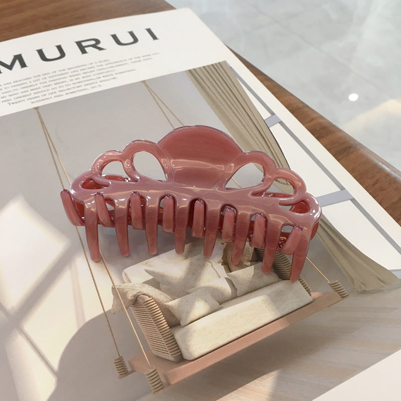 Acetate Hair Clip - Korean Style Geometric Hairpin