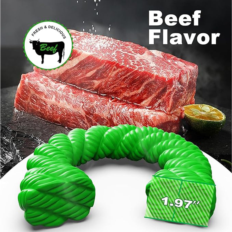 Natural Rubber Horseshoe-Shaped Dog Chew Toy for Medium & Large Dogs