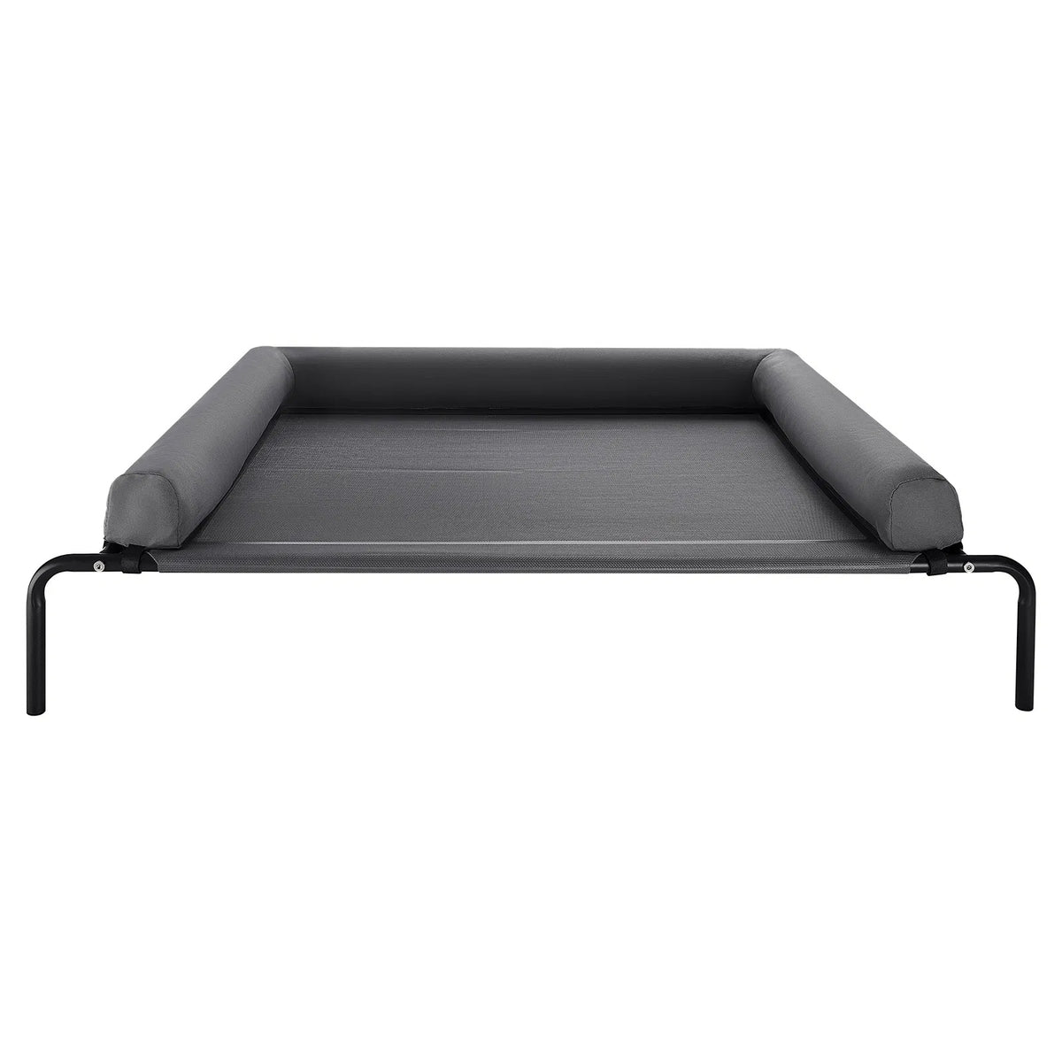 Large Elevated Dog Bed with Breathable Mesh and Washable Pillow - Indoor & Outdoor