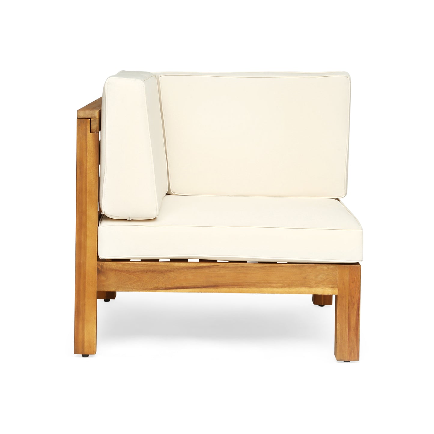 OANA 2-Piece Loveseat Set - Beige Acacia Wood