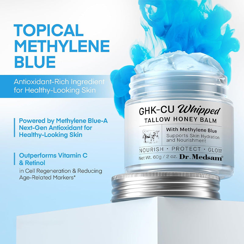Grass-Fed Tallow Facial Balm with GHK-Cu Copper Peptide