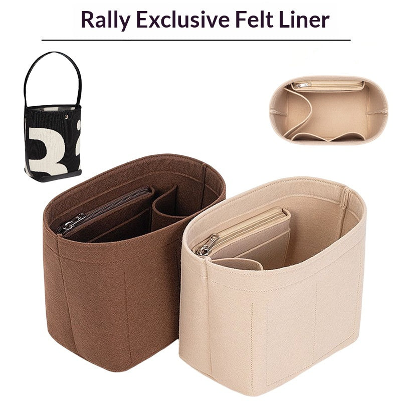 Felt Storage Pouch for Makeup Bag Organizer Inner Liner Support Bag