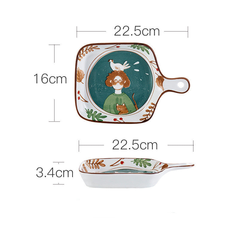 Ceramic Tableware Set Household Porcelain Dish and Bowl Collection