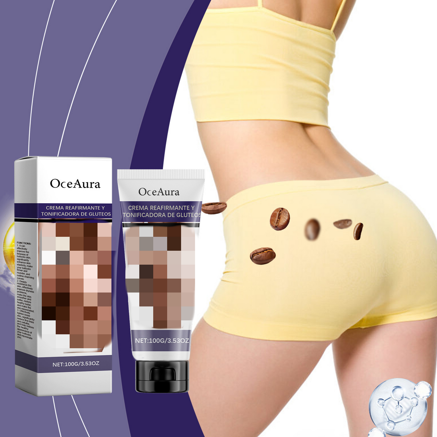 Firming Hip Care Cream for Skin Elasticity & Hydration - Available in 100g/120g