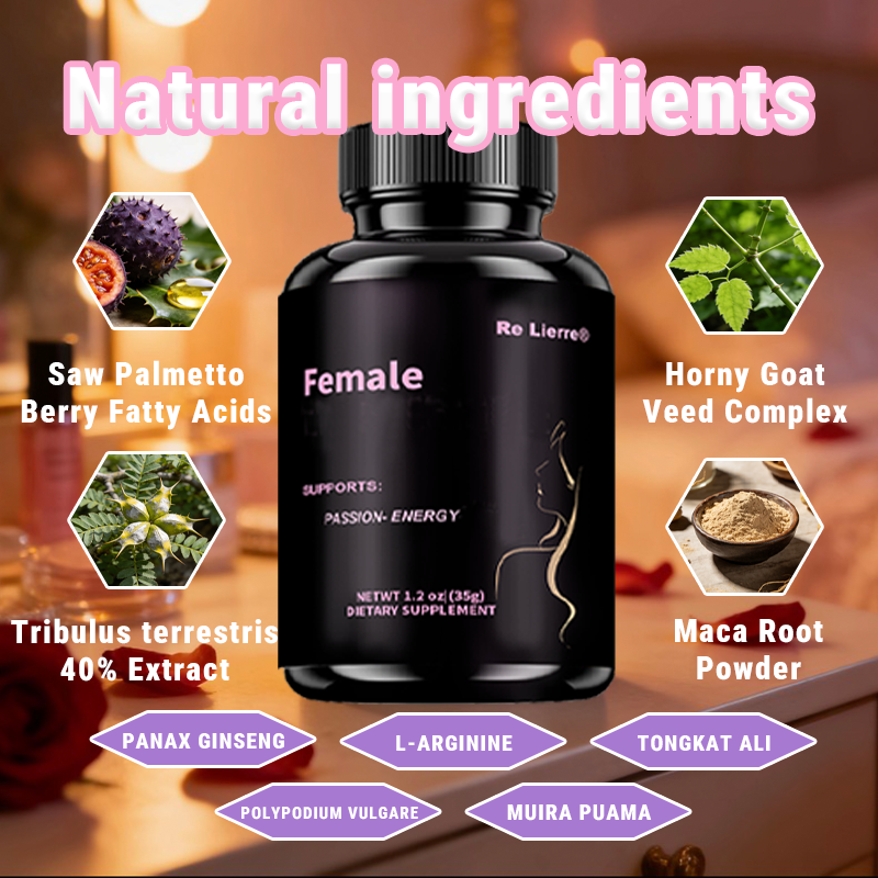 Women's Intimate Wellness Capsules - Natural Libido Support, 60 Count