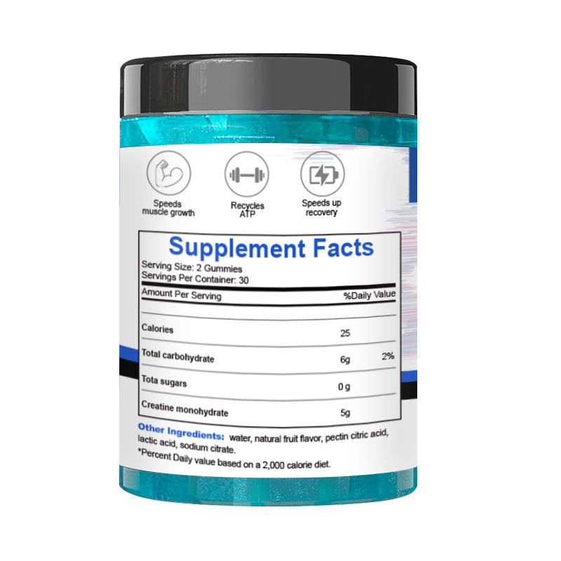 Creatine Gummy Bears - 60 Pieces Fitness Supplement