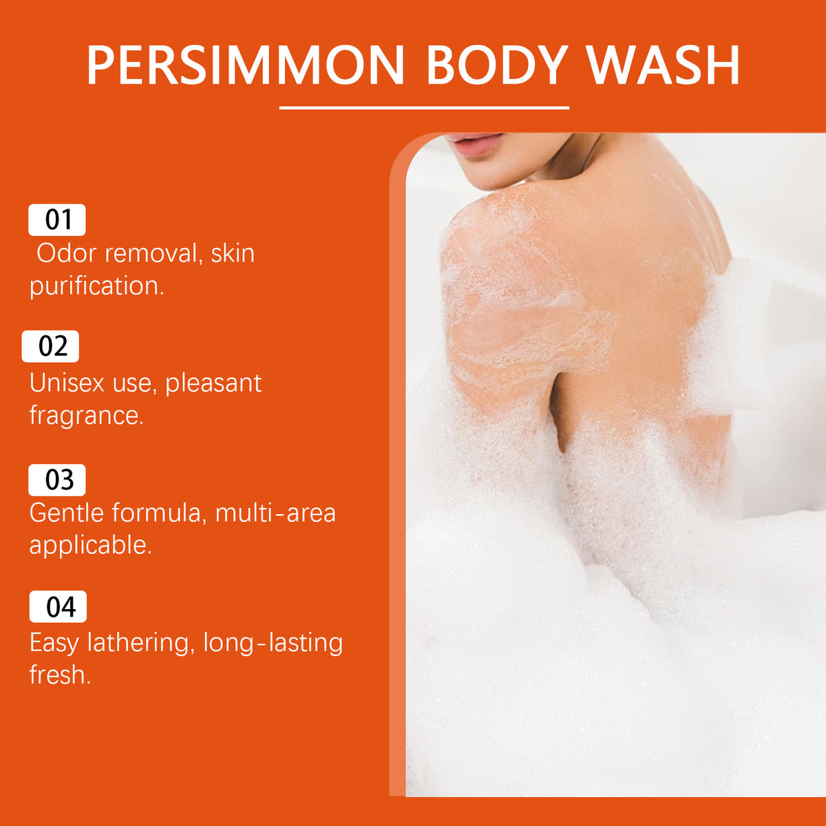 Persimmon Scented Shower Gel 100ml