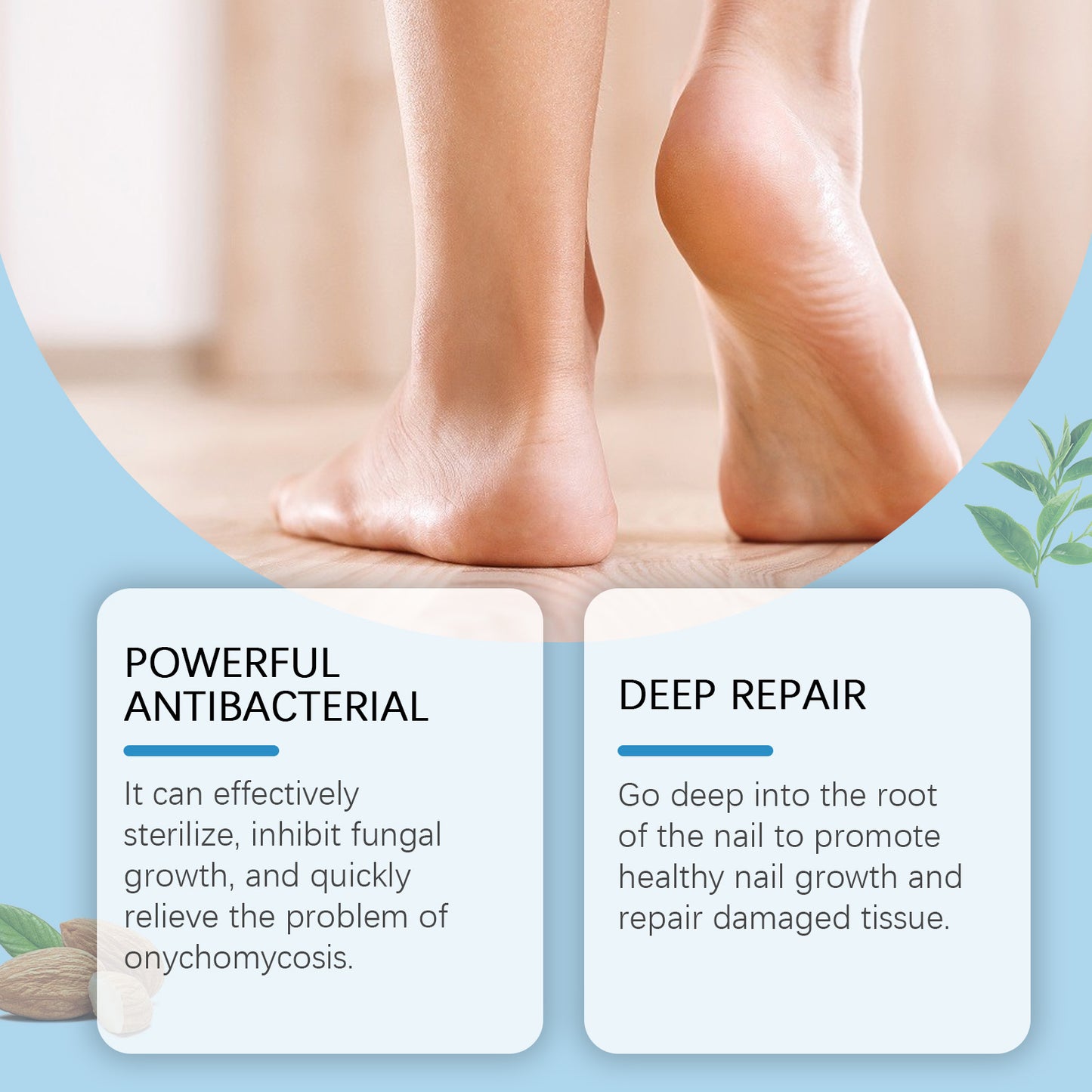 Nail Repair Solution with Essential Oils for Damaged & Fungal Nail Care